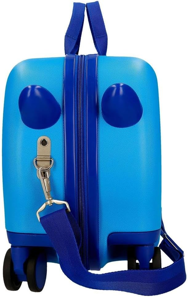 Enso Dino Children'S Suitcase Blue 45 X 31 X 20 Cm Hard ABS 24.6L 1.8 Kg 4 Wheels Hand Luggage, Blue, Children'S Suitcase, Blue, Children'S Suitcase image number 2