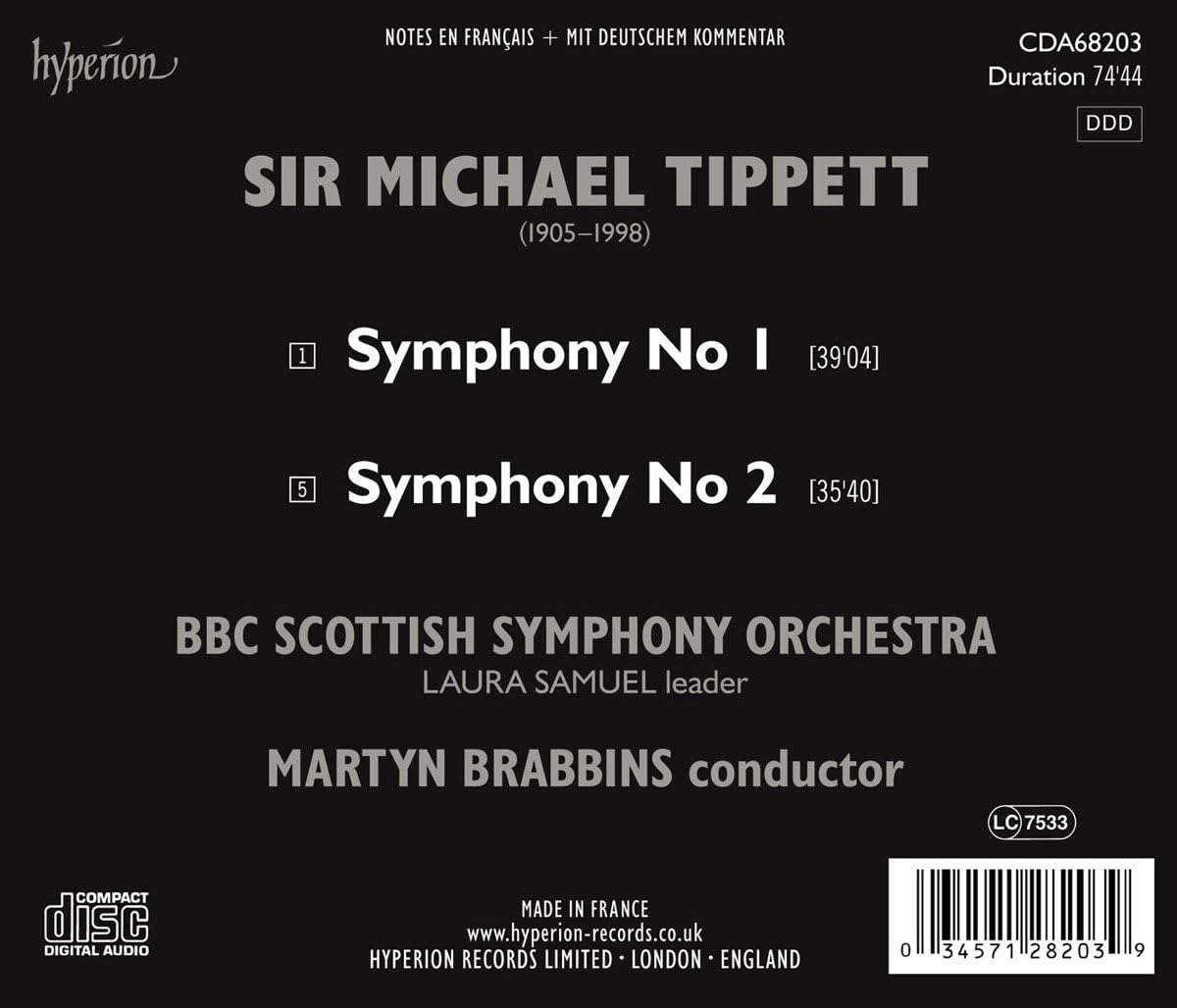 Tippett Symphonies Nos.1 2