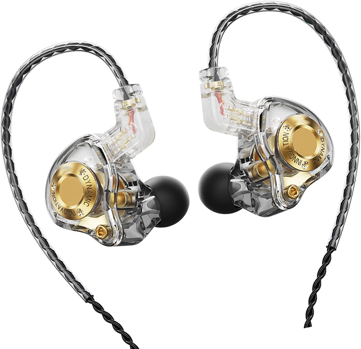 Gaming Earphones with Detachable 2-Pin Cable, Enhanced Bass for Immersive Sound - In-Ear Headphones for PC Gaming, Mobile Music, Travel