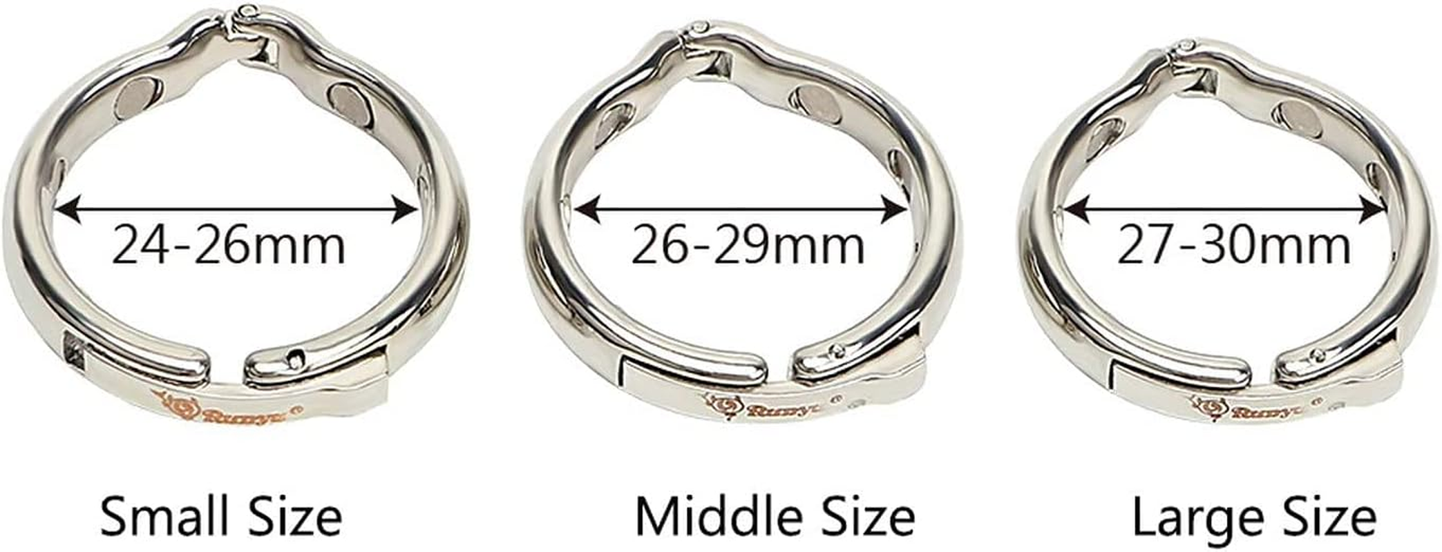 Products Metal Pể&ntilde;&igrave;s Rīg&scaron; Adjustable Size Cǒck Rǐng for Man Male Delay Ejācǘlātion Magnetic Physiotherapy image number 1