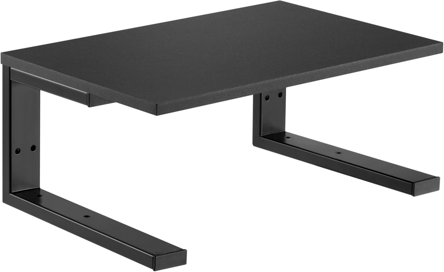 Officeozone 2-In-1 Desk Organizer, Extender Shelf & Monitor Riser, Clamp-On, 38 Cm, Black image number 6