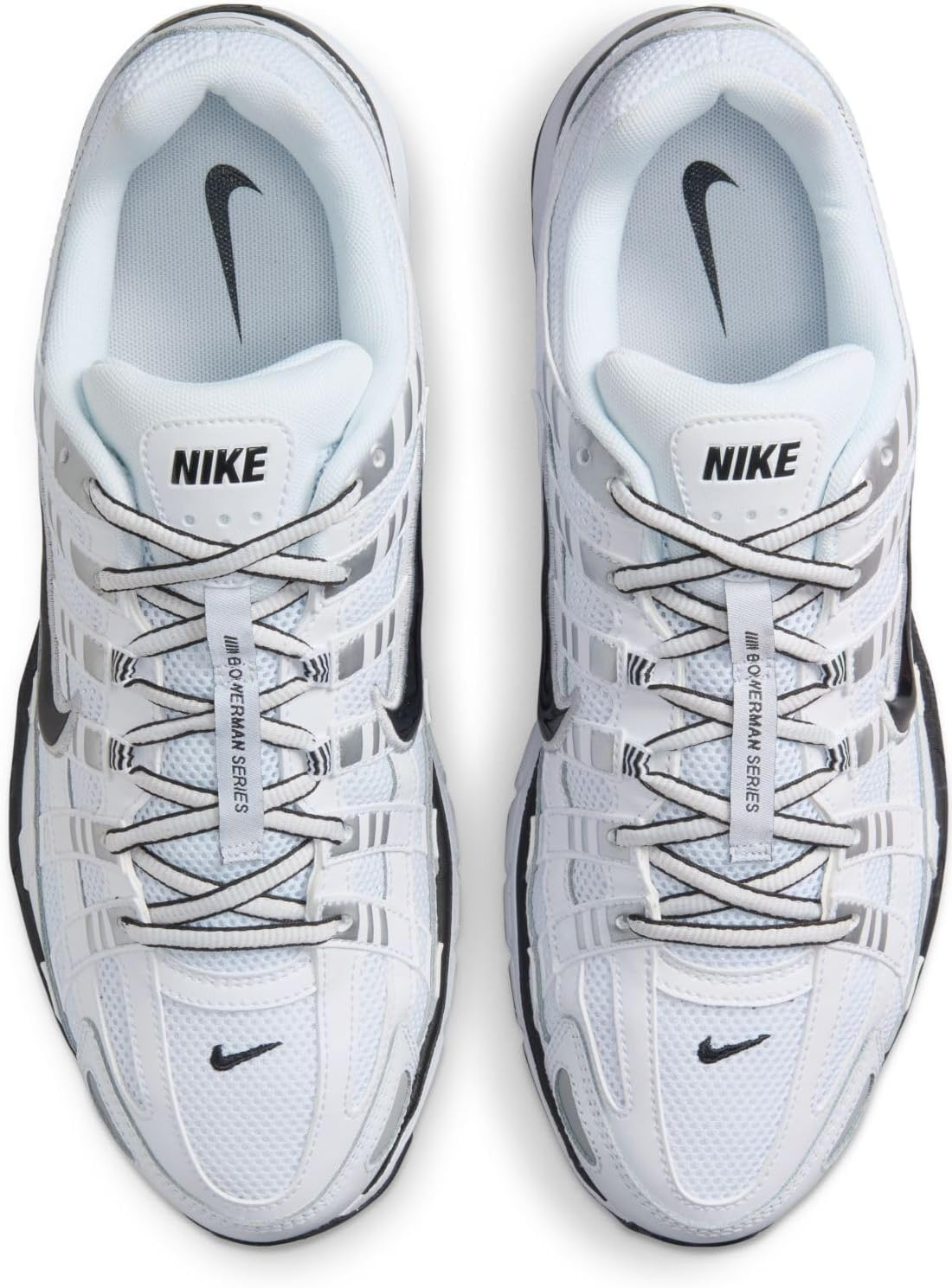 Nike P-6000 Men'S Shoes (CD6404-107, White/Metallic Silver/Black/Black)