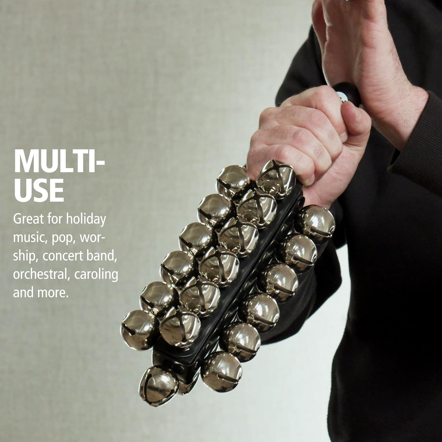 Meinl Percussion SLB25 Hand Sleigh Bells image number 3