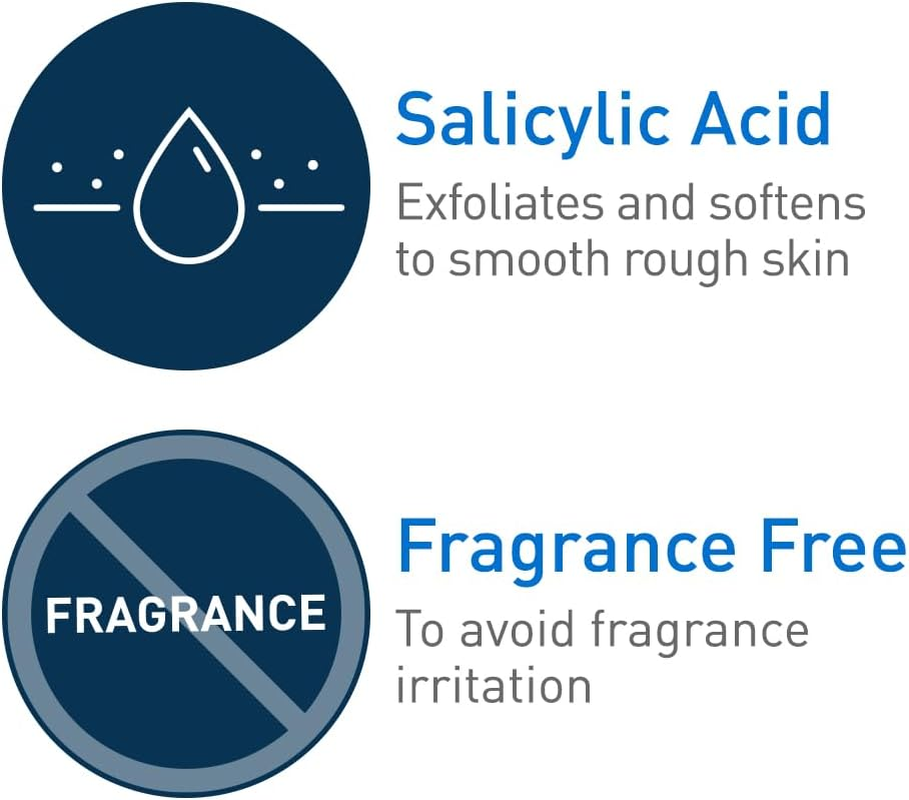 Cerave Body Wash with Salicylic Acid | Fragrance Free Body Wash to Exfoliate Rough and Bumpy Skin | Allergy Tested | 10 Ounce image number 1