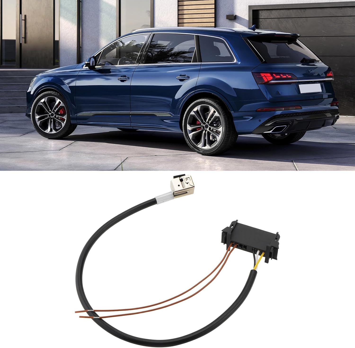 VGOL 1Pc 89034934 6G Xenon Headlight Control Unit Connection Cable D1S Xenon Headlight Ballast Power Cords Cables Compatible with Audi Q7, BMW, Seat