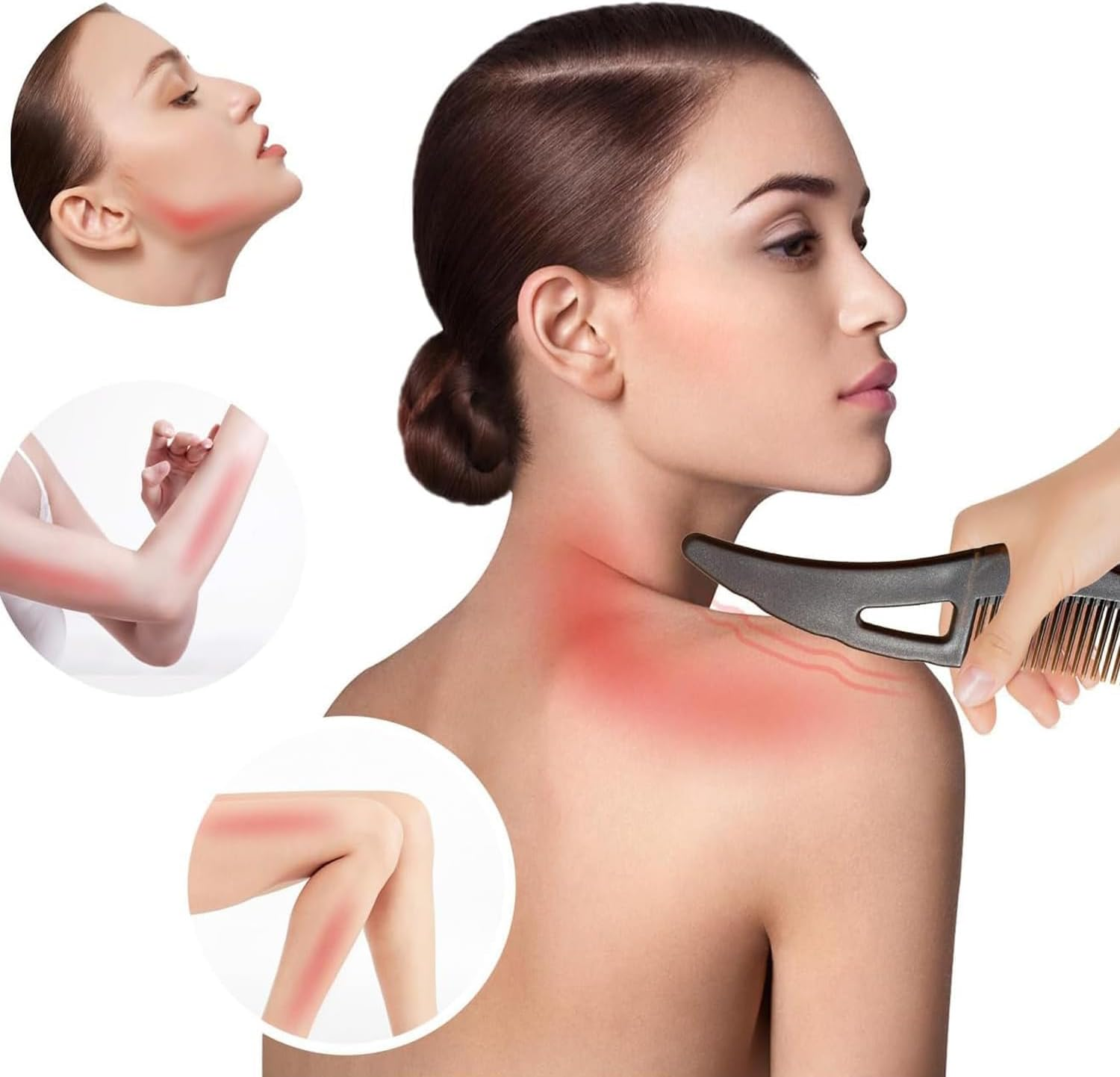 Dandruff Removal Comb with Exfoliating Scalp for Dandruff Removal, Energy Massage to Promote Healthy Scalp and Shiny Hair, Itch Reduction for Women/Men/Children image number 2