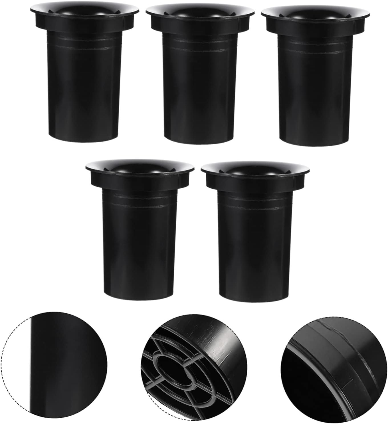Beatifufu 5Pcs Speaker Subwoofer Port Tube Plastic Woofer Box Port Easy Install Stain Resistant image number 2