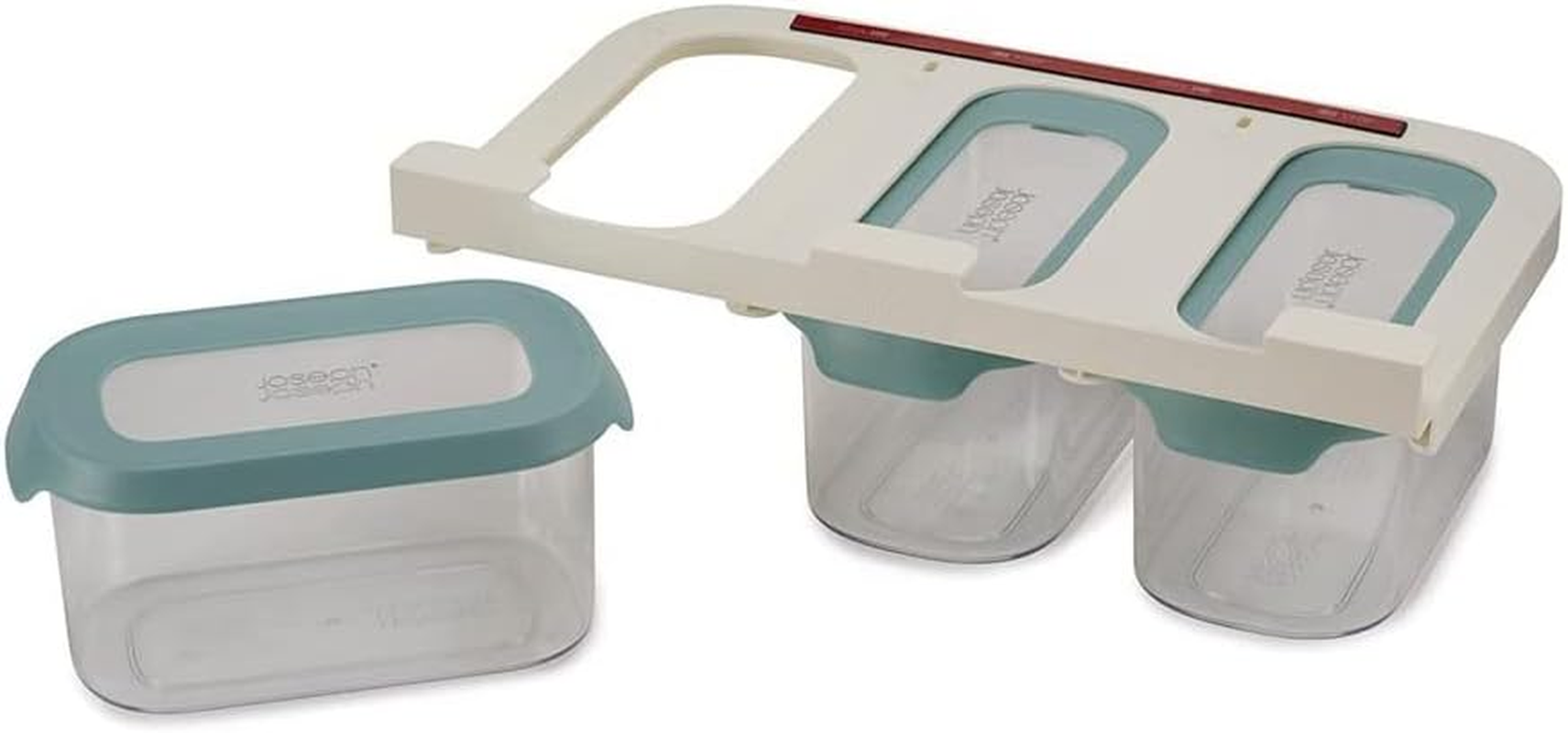 Joseph Joseph Cupboardstore 3-Piece Under-Shelf Storage Container Set of 3 X 900 Ml - Light Opal