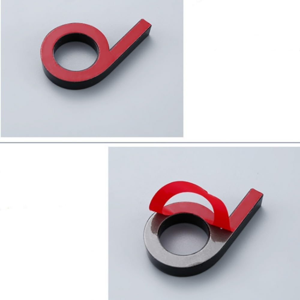 3 Inch Mailbox Numbers, 3D Door Mailbox Numbers 0-9 Self Adhesive House Door Numbers House Street Address Numbers Stickers for House, Apartment, Office, Hotel Room (Black-5) image number 2