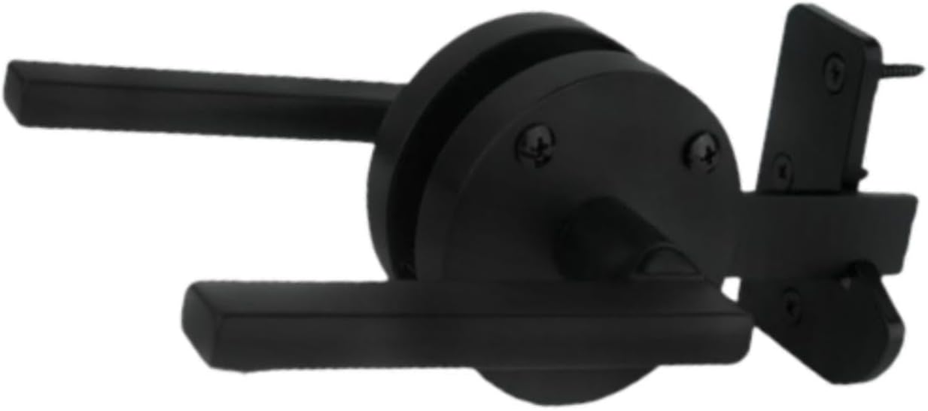 Leefasy Double Side Gate Latch Gate Hardware Professional High Performance Steel Heavy Duty for Shed Wooden Gates Yard Outdoor Fence