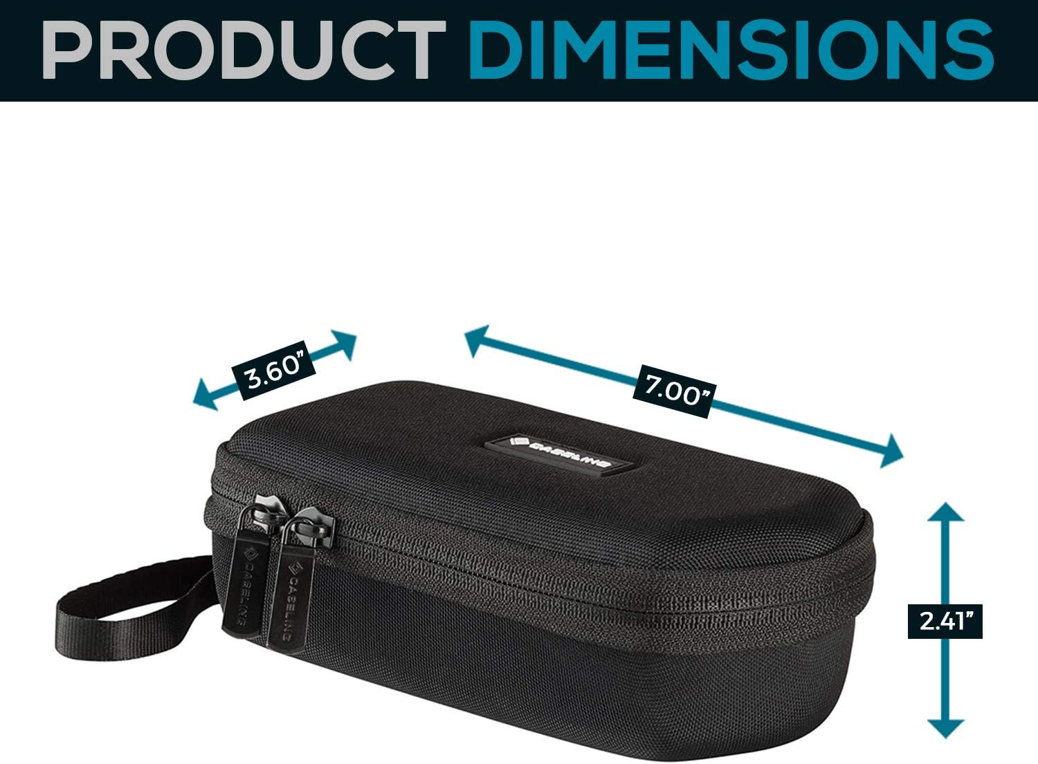 Hard CASE For: Zoom H4N. & For: TASCAM DR-40 Portable Digital Recorder. - with Mesh Pocket. by Caseling image number 6