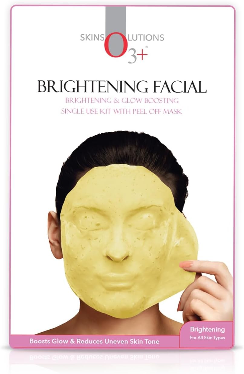 O3+ Brightening & Whitening Facial Kit with Peel off Mask Suitable for All Skin Types (45G, Single Use Facial Kit) image number 2