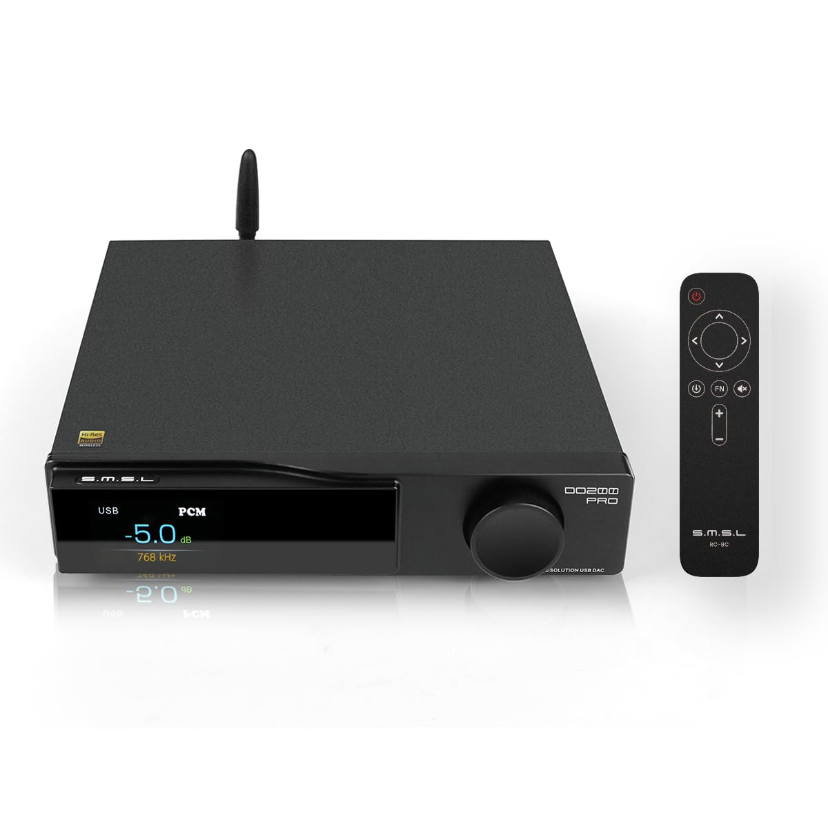 SMSL DO200 PRO Hifi Balanced DAC, 12X CS43131 XMOS XU-316 MQA-CD MQA DAC, 32Bit/768Khz DSD256 Home Audio Preamplifier, Usb/Opt/Coax/Bluetooth5.1/Hdmi ARC to RCA/XLR for Gaming PS5/PC/HDTV image number 1