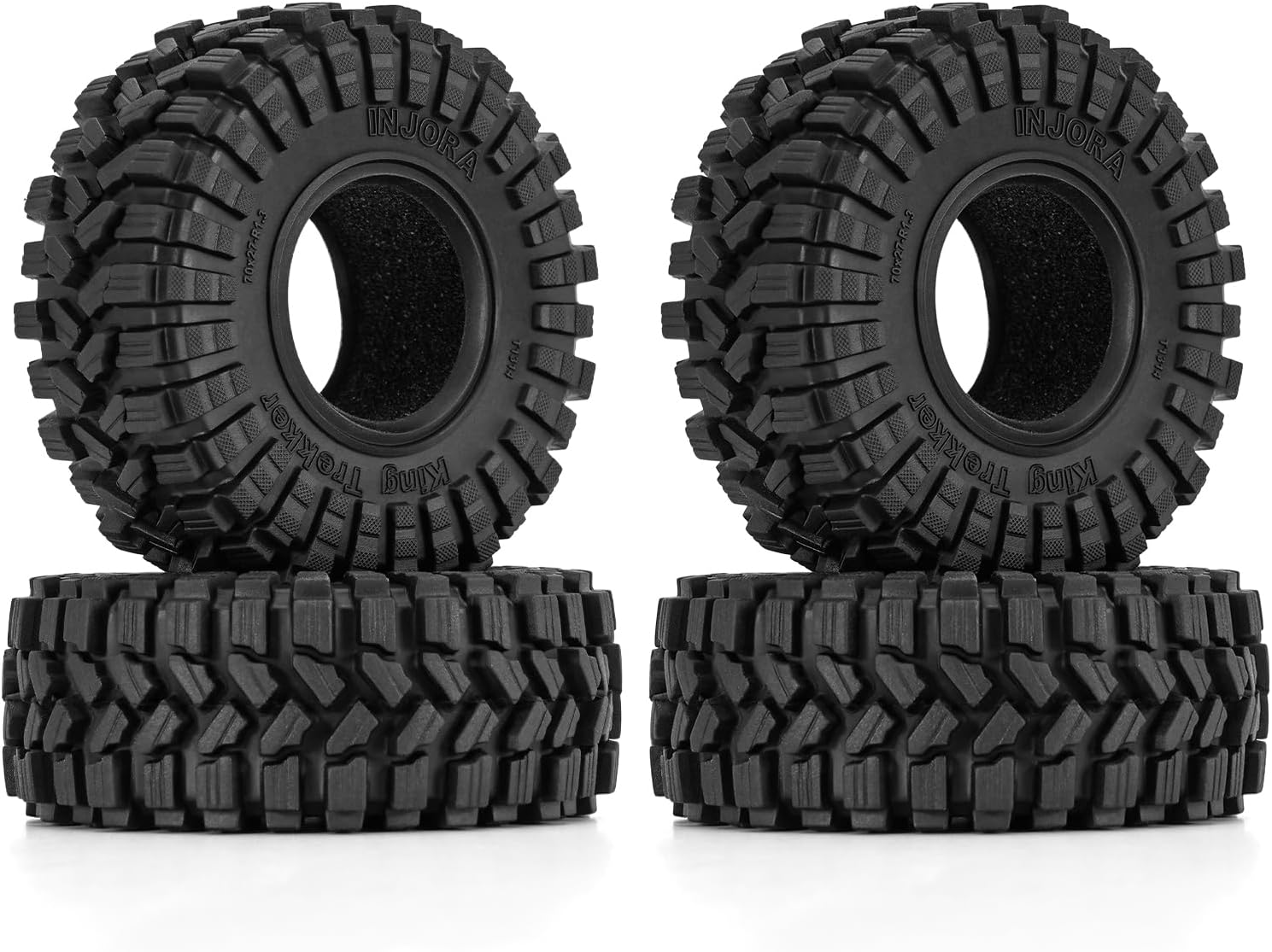 INJORA King Trekker S5 1.3 Inch All-Terrain Tyre for 1/18 1/24 RC Crawler Car Upgrade (T1314) image number 5