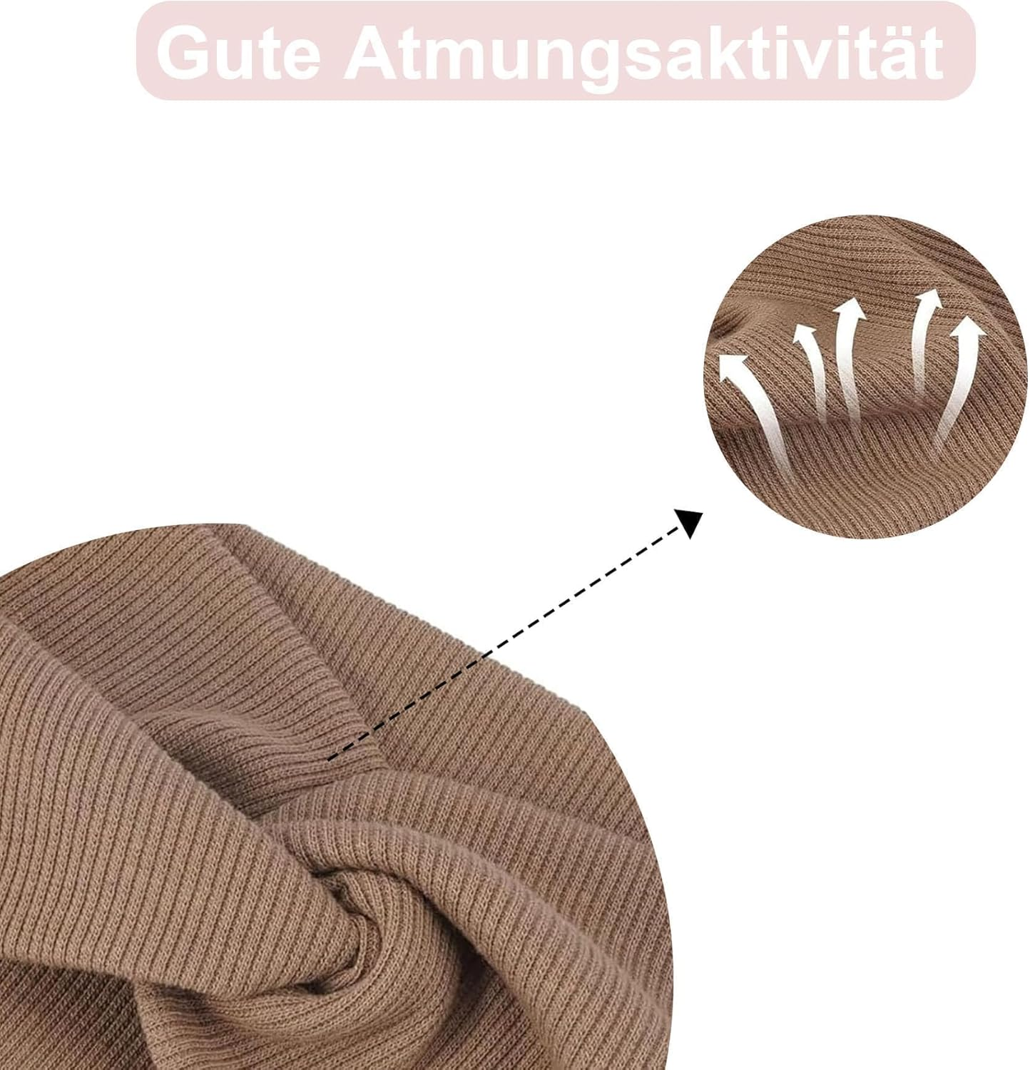 Alriedy Elastic Headbands, Pack of 5 Cotton Hair Bands for Men and Women, Thin Sports Headbands for Yoga and Fitness, Warm and Non-Slip, Ideal for Everyday Use and Sports image number 6