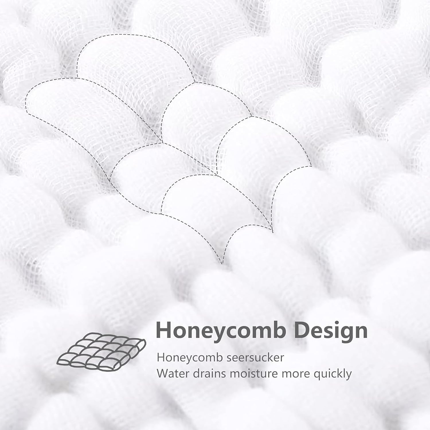 10PC Muslin Burp Cloths for Baby, 100% Cotton Layer 20''&times;10'' Soft Absorbent Face Towel,For Boys and Girls, Newborn Essentials (Whitepink) image number 1