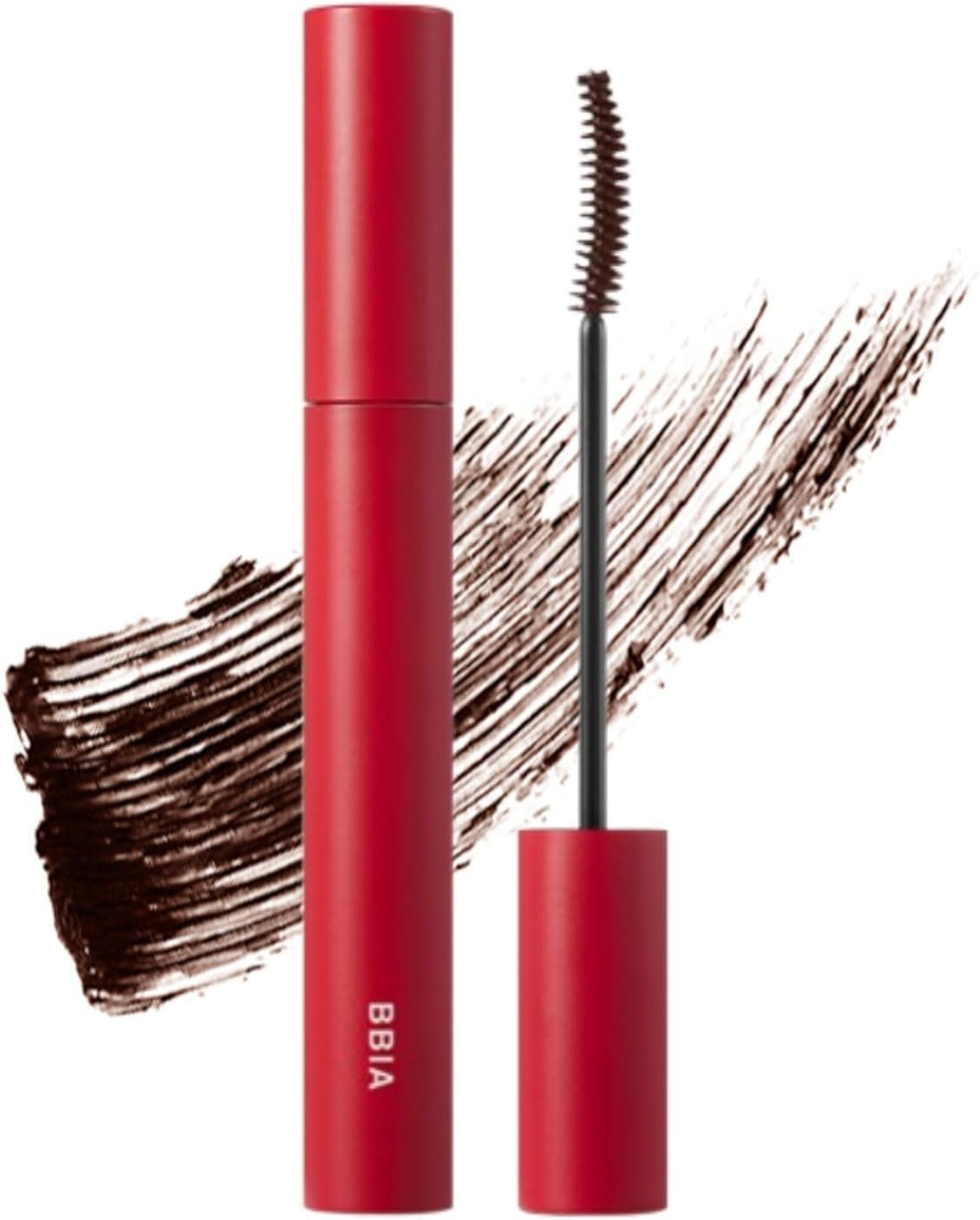 BBIA Never Die Mascara Extreme - Delicate Curling Ultra Long-Lasting Fixing Power Volumizing Lengthening Intense Length Natural Full Lashes No Smudging & Clumping K-Beauty (02 SUPER BROWN, 7 Gram)