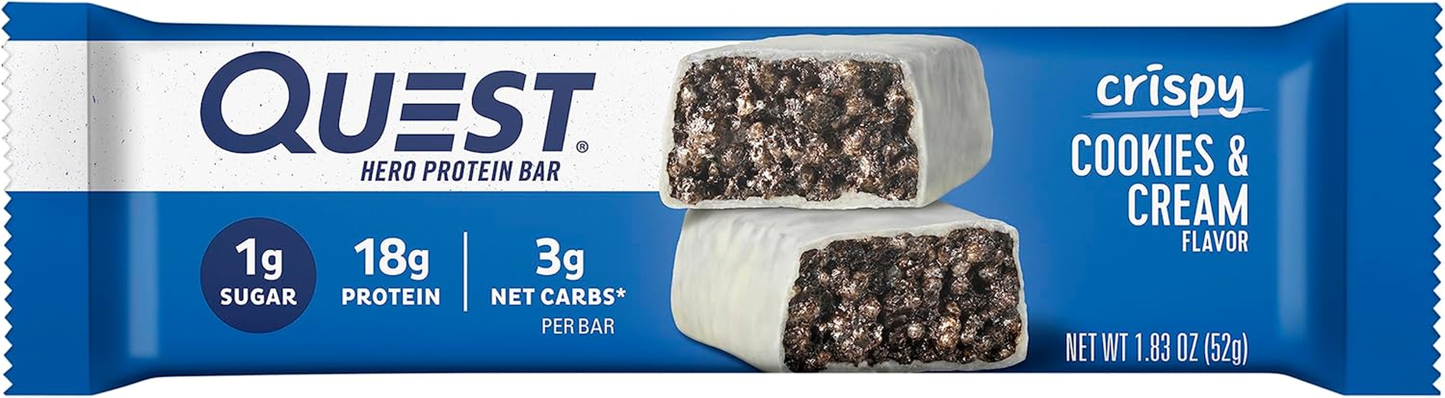 Quest Nutrition Cookies & Cream Hero Bar - 12 Count image number 5