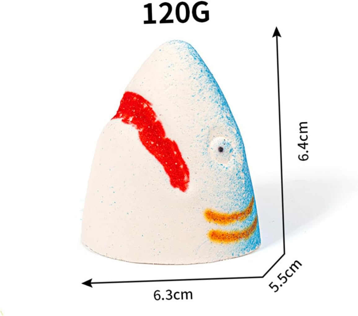 PLAFOPE 3Pcs Creative Shark Bath Salt Balls Essential Oil Shower Salt for Moisturizing Exfoliating Bathing Experience for Relaxation image number 5