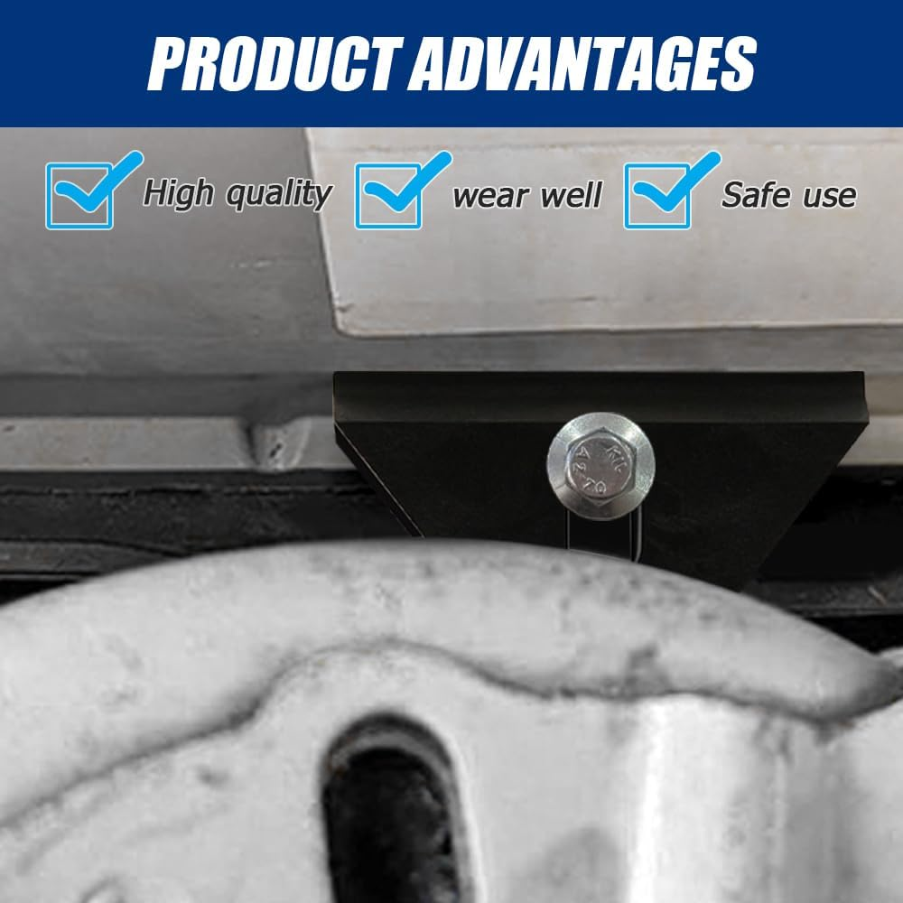 Lecctso Battery Hold Down, Battery Bracket, Battery Hold down Kit, Automotive Replacement Battery Trays with 304 Stainless Steel Bolt Kit Compatible with Chevy 1985-1995 for G10 Replaces#14005061 image number 4