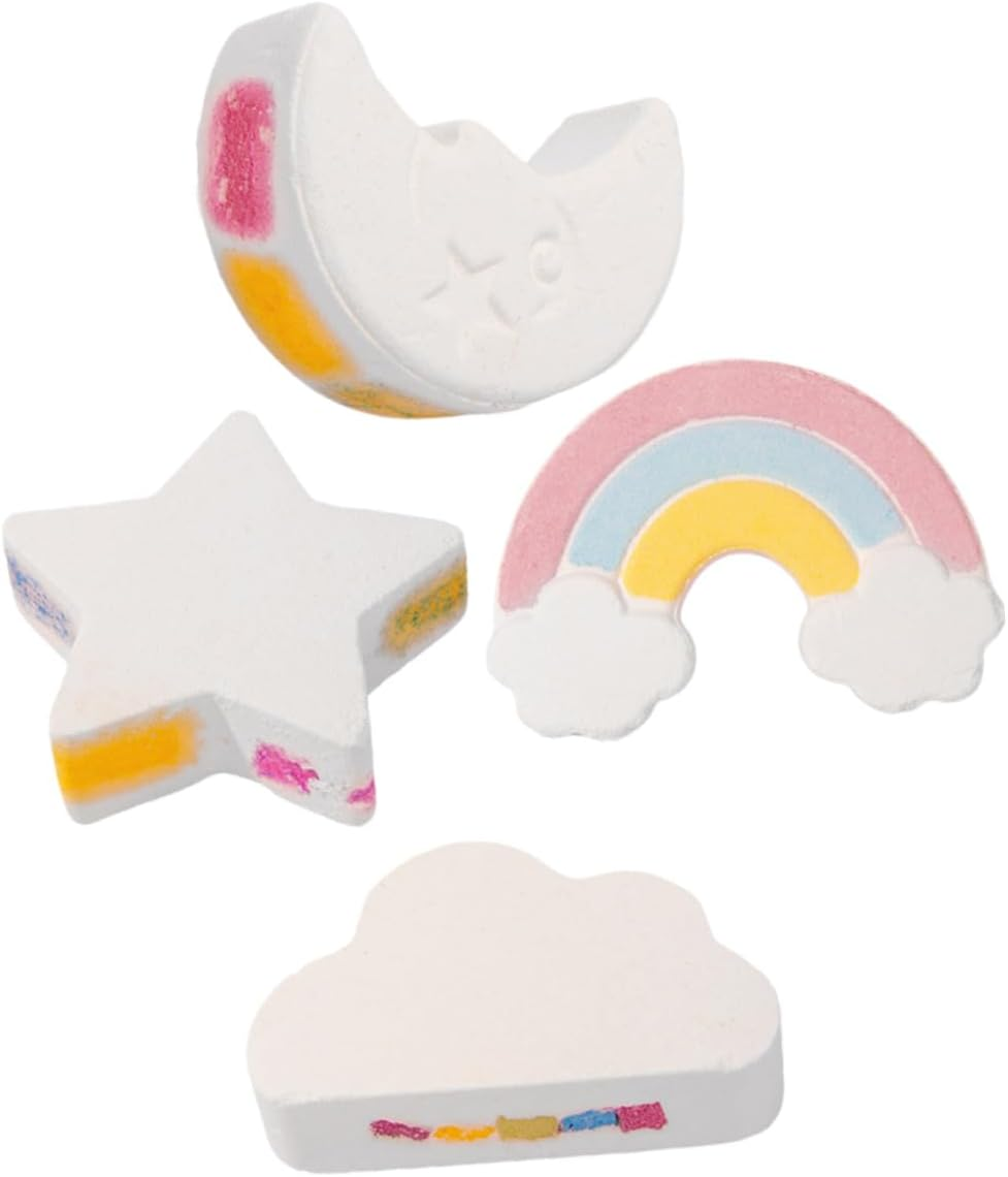 HAPINARY 4Pcs Rainbow Bath Salt Moisturizing Bathing for Relaxation and Skin Care for Women Natural Exfoliating Bathing image number 4