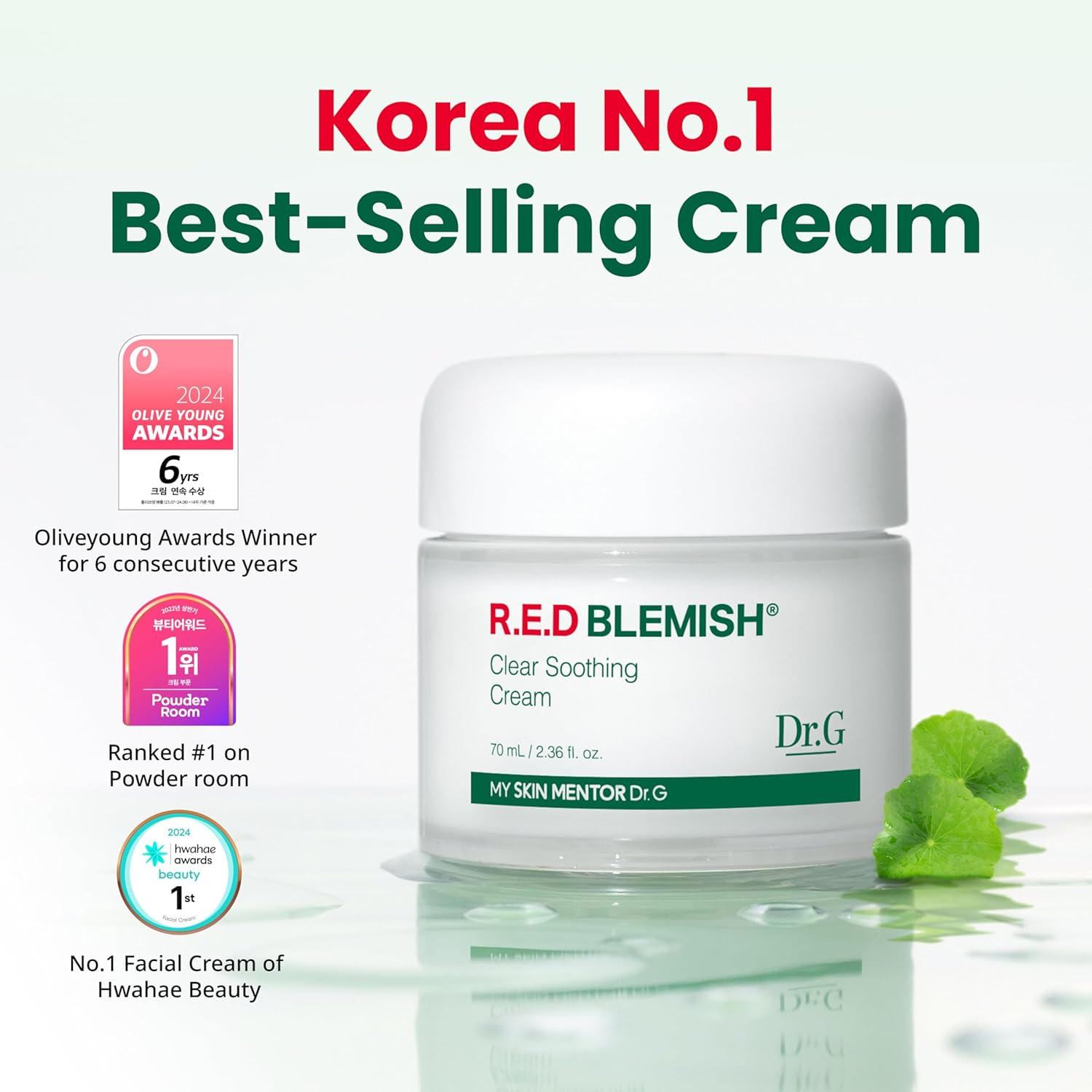 Dr.G R.E.D Blemish Clear Soothing Cream 70 Ml image number 1