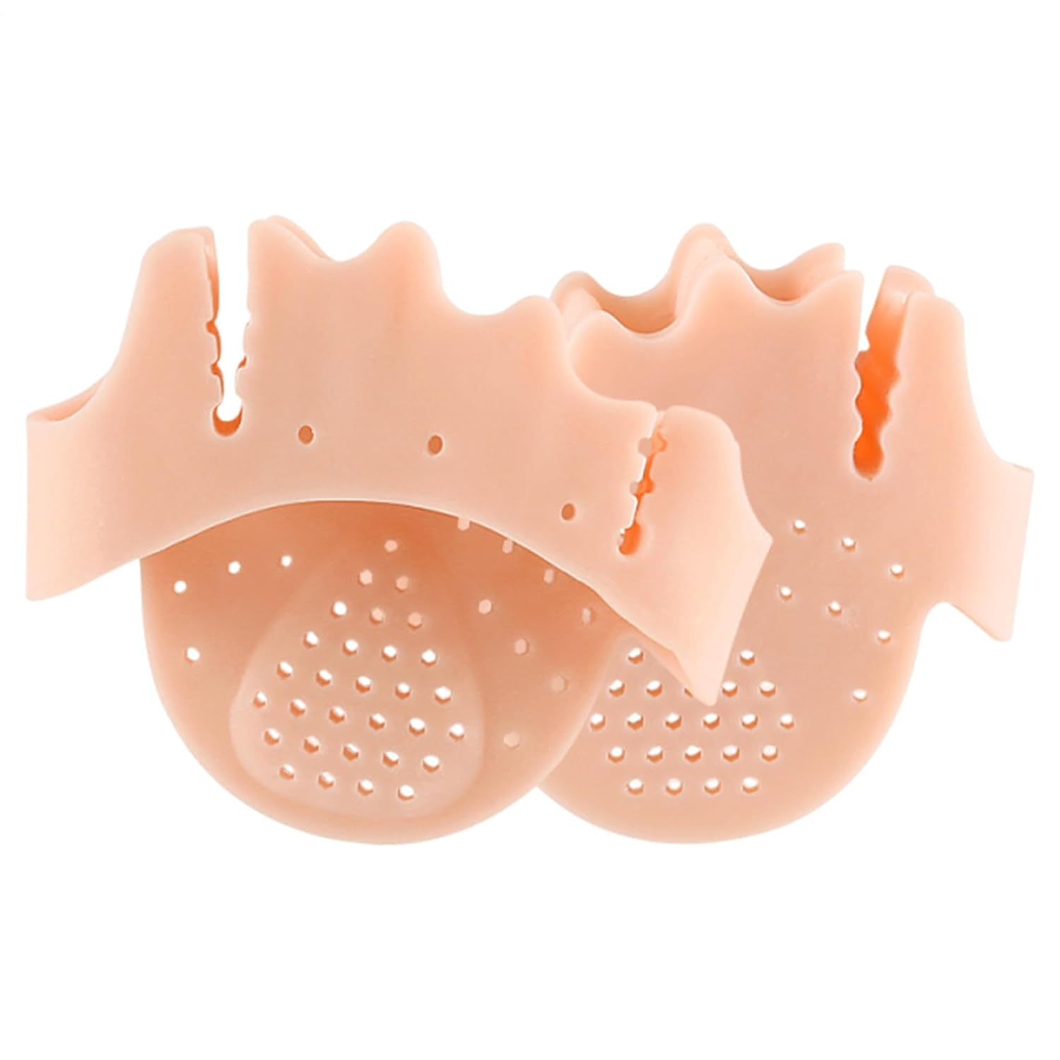 Toe Spreader | 2X Silicone Foot Toe Separators,Foot Corrector Cushion Forefoot Half-Size Pad for Yoga Exercise Daily Use High Heels Walking Home Dancing Pedicure Men Women