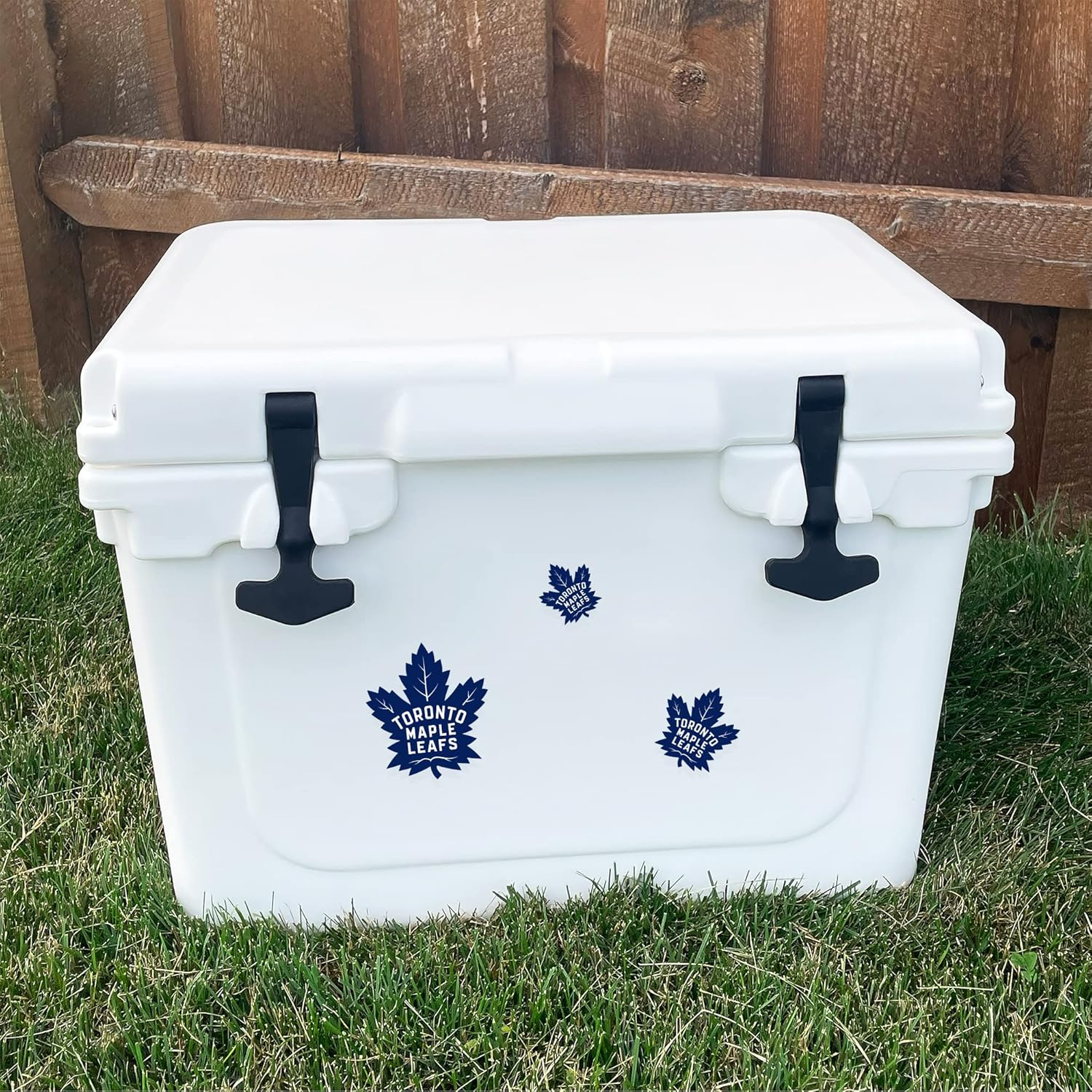 Toronto Maple Leafs Team NHL National Hockey League Sticker Vinyl Decal Laptop Water Bottle Car Scrapbook (Type 3 - Main Logo) image number 4