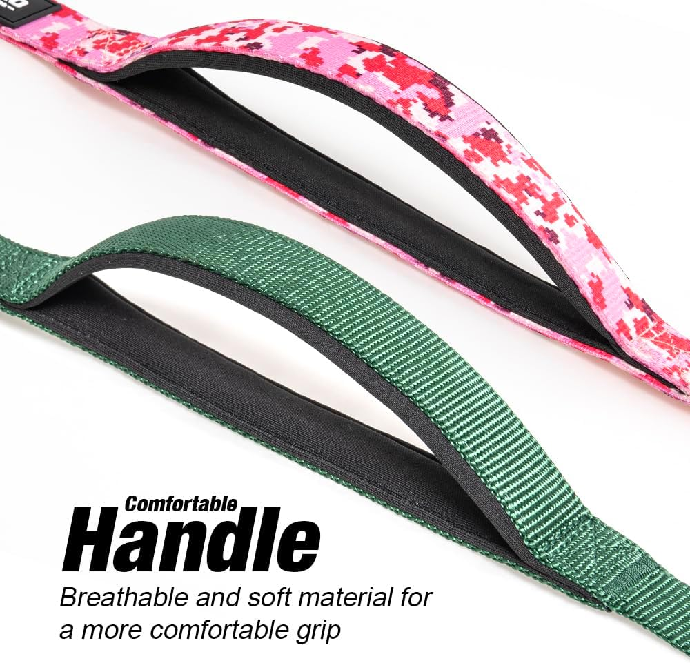 TSPRO Hands Free Dog Leash for Medium to Large Dogs, Adjustable Durable Leash with Comfortable Safety Padded Handle, Heavy Duty Metal Clasp for Walking, Running, Training (Tactical Green) image number 3