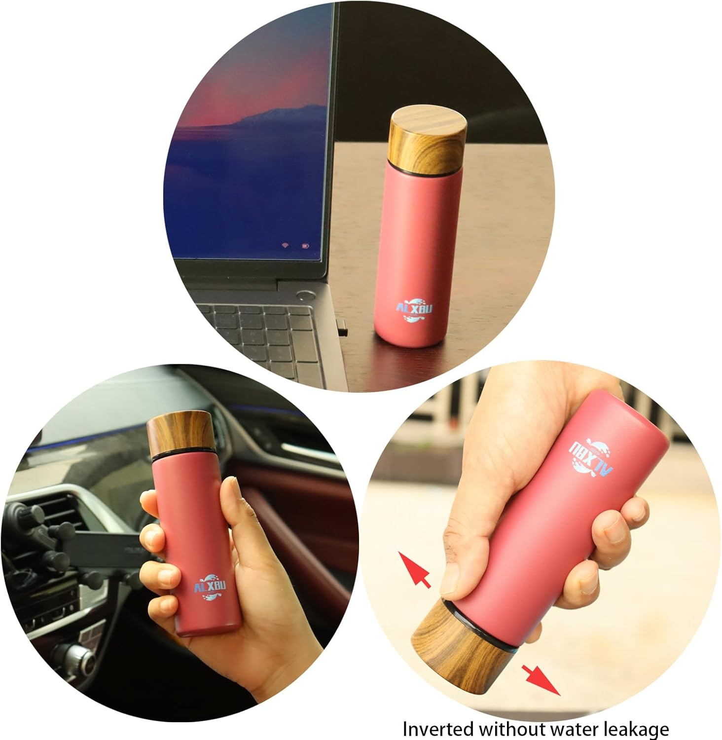 150Ml Insulated Cup,Small Water Bottle- Keeps Cold for 8 Hours, Hot for 6 Hours, Perfect for Purse or Kids Lunch Bag (Pink) - Blue image number 4