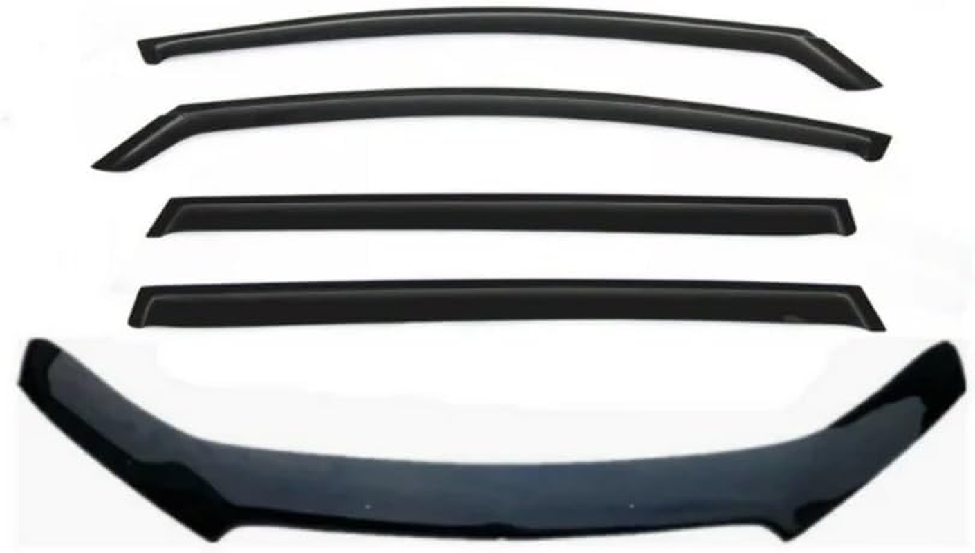 Tradieschoice 4X4 Bonnet Protector and Weathershields Window Visors for Commodore VF Wagon 2013-17 image number 2