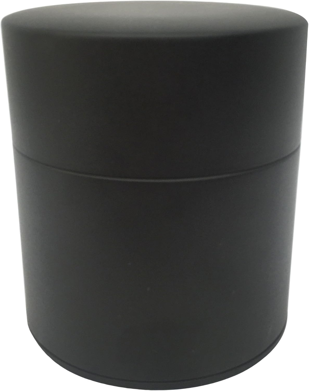 Lacquer-Coated Tea Canister : Wide 5.3Oz (150G) Semi-Mat Eggshell White by KOTODO, Japan