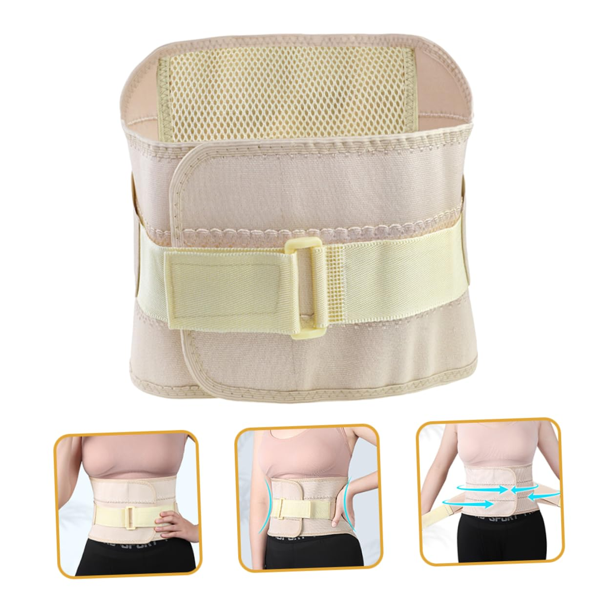 Belly Band for Women Postpartum Girdle Waist Band Maternity Clothing C-Section Recovery Belt image number 2
