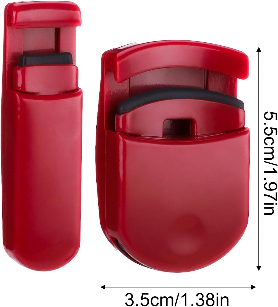 Qkbuza Eye Lash Curler - Eye Lash Curlers for Travel Makeup | Anti-Pinching Eyelash Tool, Natural Curling Effect for Girls Teens Women Family Friends - Light Pink image number 7