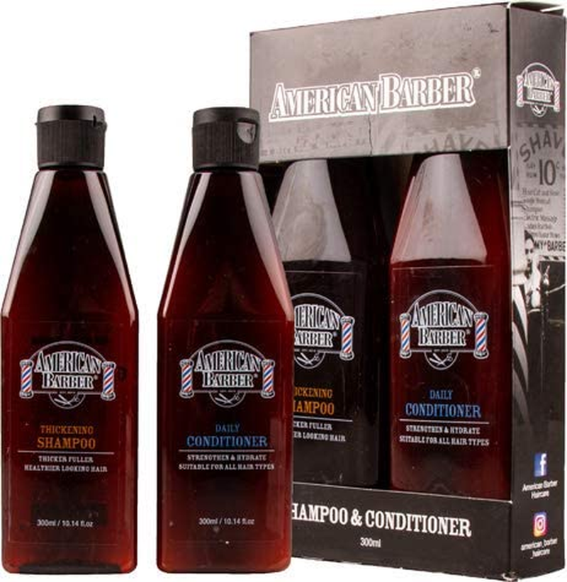 American Barber Thickening Shampoo and Conditioner Duo Pack, 2 Count image number 1