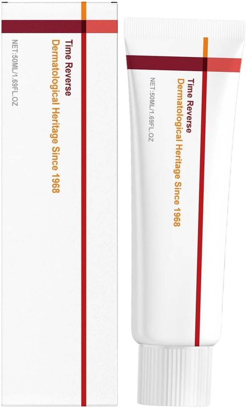 Cream Time Reverse - Advanced Fast-Absorbing & Nourishing, Retinol Wrinkle-Reducing Face Cream with Centella Asiatica, Skin Hydrating & Firming, Anti-Aging Facial Skincare for All Skin (2PCS)