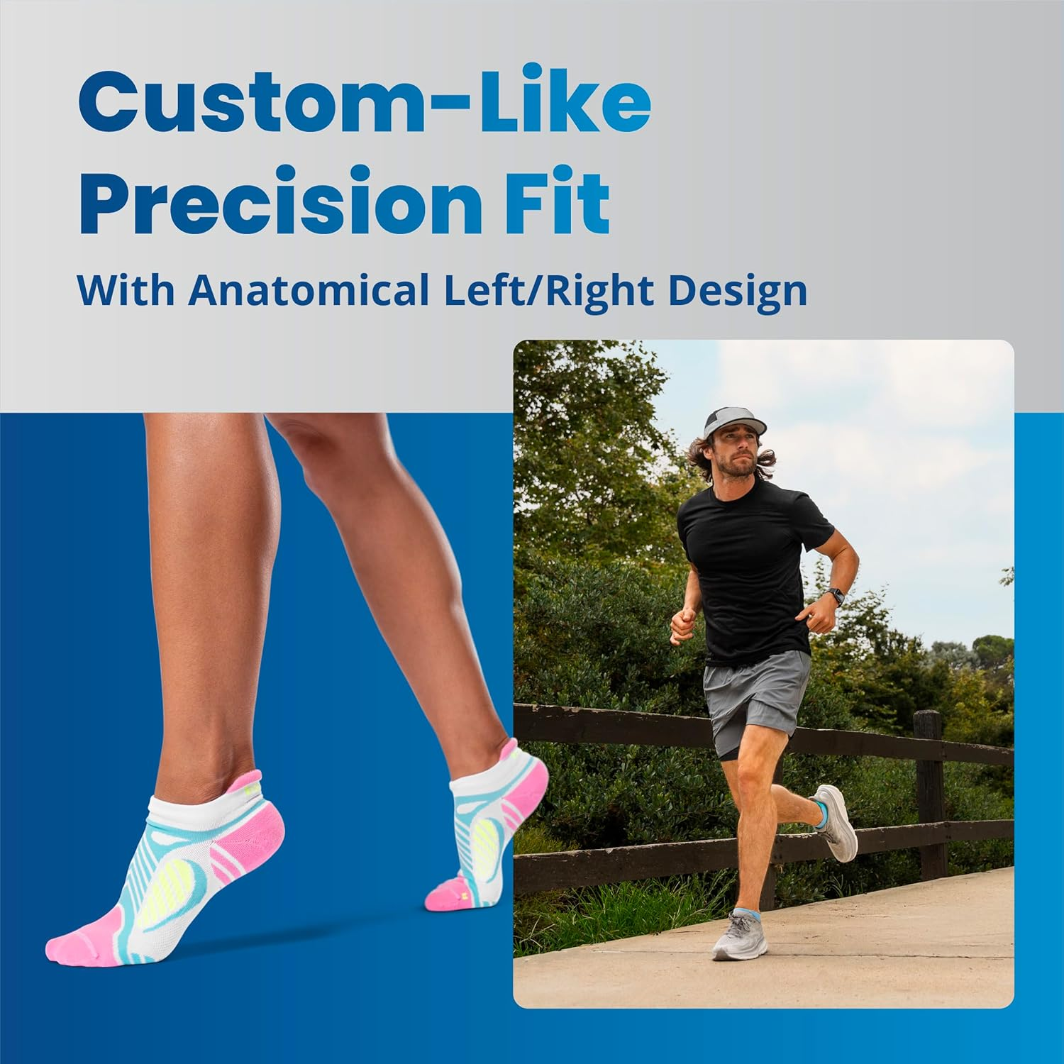 Balega Unisex Adult Ultralight No Show Running Socks, 1 Count, White, Regular, 1 image number 6