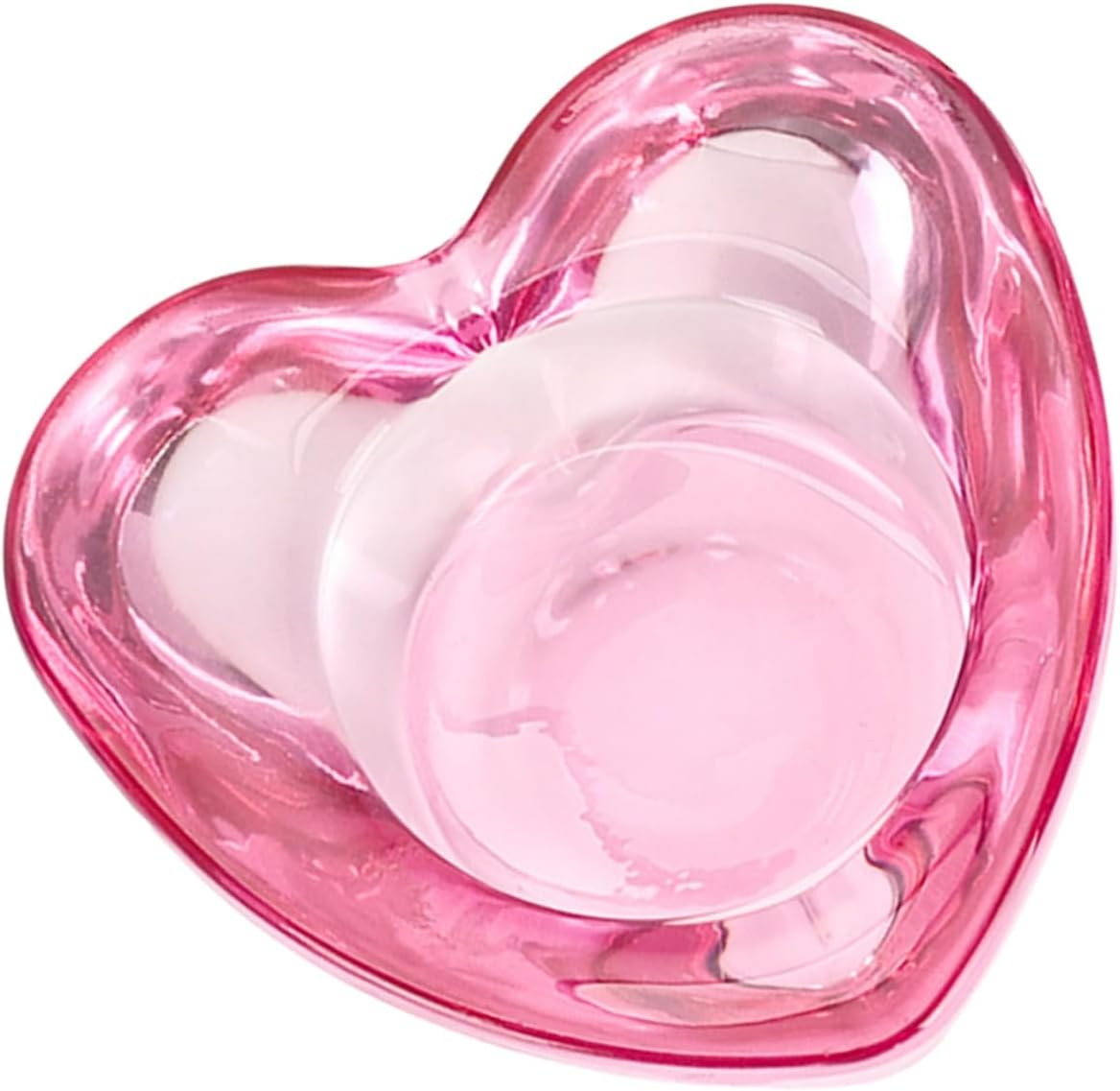 IWOWHERO Nail Cup Dehydrator Charms Nail Polish Remover Ongle Dishwashing Liquid Cuticle Gel Nail Kit Holder Lid Clipper Remover Gel LED Softener Gel Nail Stickers Electric Lamp Glass Pink image number 4