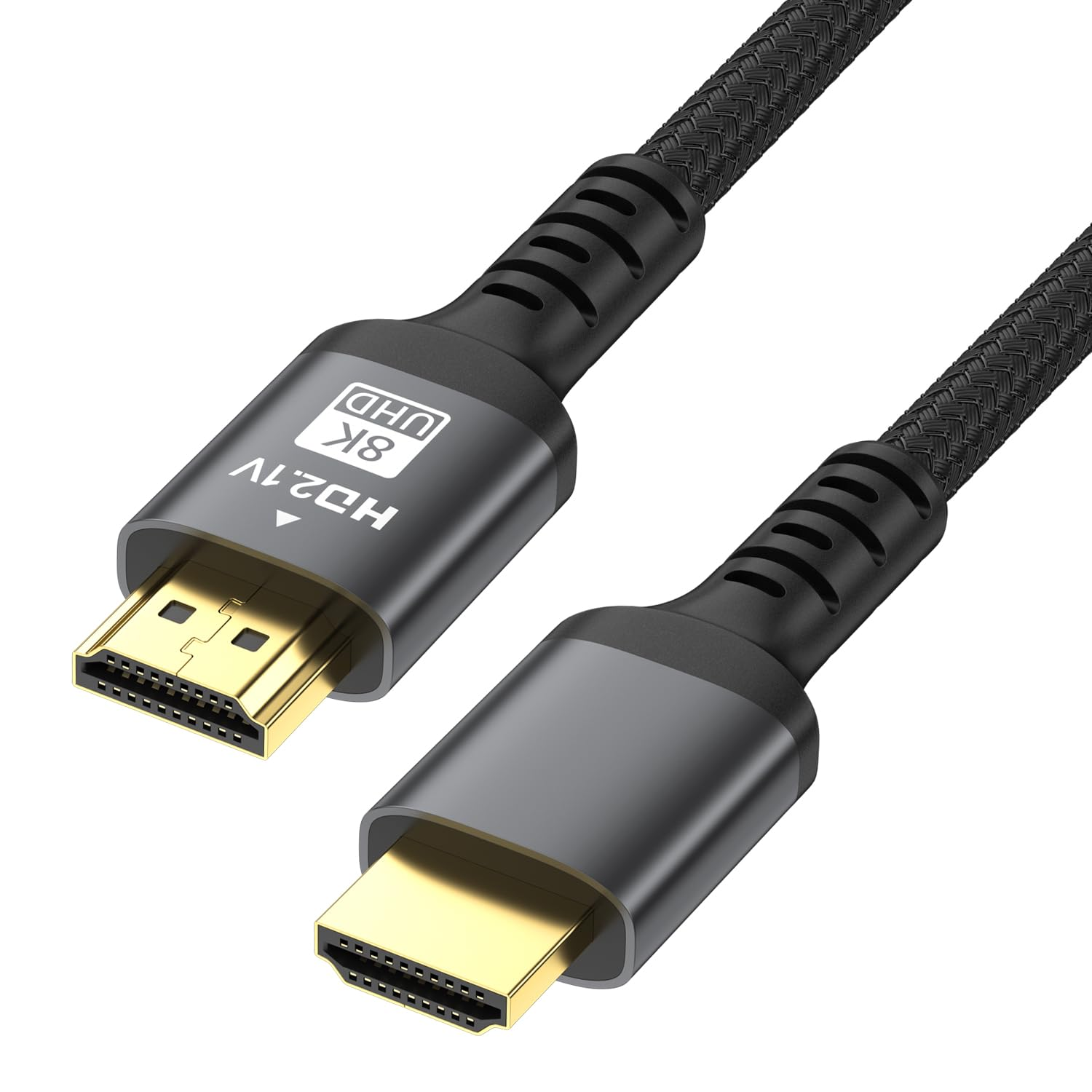 8K HDMI 1M Cable High Speed HDMI Braided Nylon Wire,Support 48Gbps 8K@60Hz 4K@120HZ,HDCP 2.2 &2.3,Dts:X,Hdr,Earc,Compatible with Roku Tv/3D/Ps5/Hdtv/Laptop/Blu-Ray image number 3