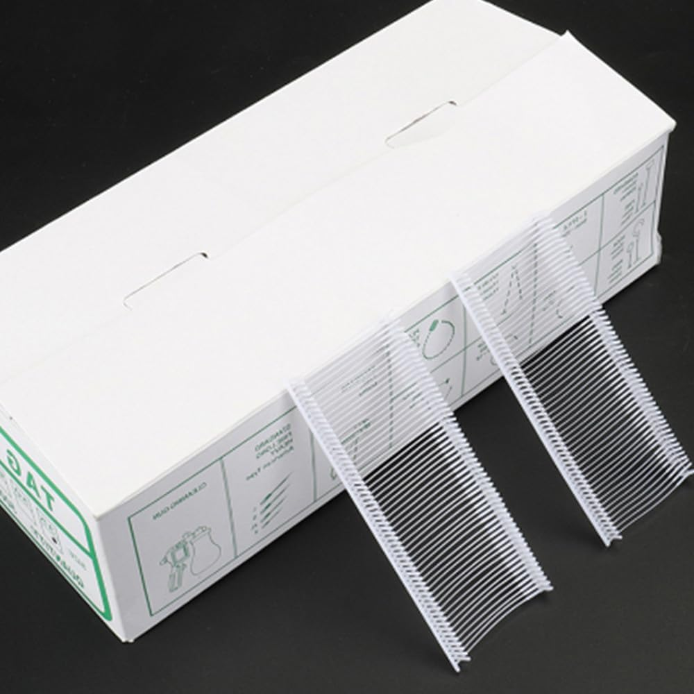 Loopunk 10000 Pieces 2 Inch I-Sshaped Plastic Needle Clothing Tag Gun Needle, Standard Tagging Gun Fasteners Plastic Regular Garment Clothing Price Tag Label Standard Tagging Barbs. image number 2