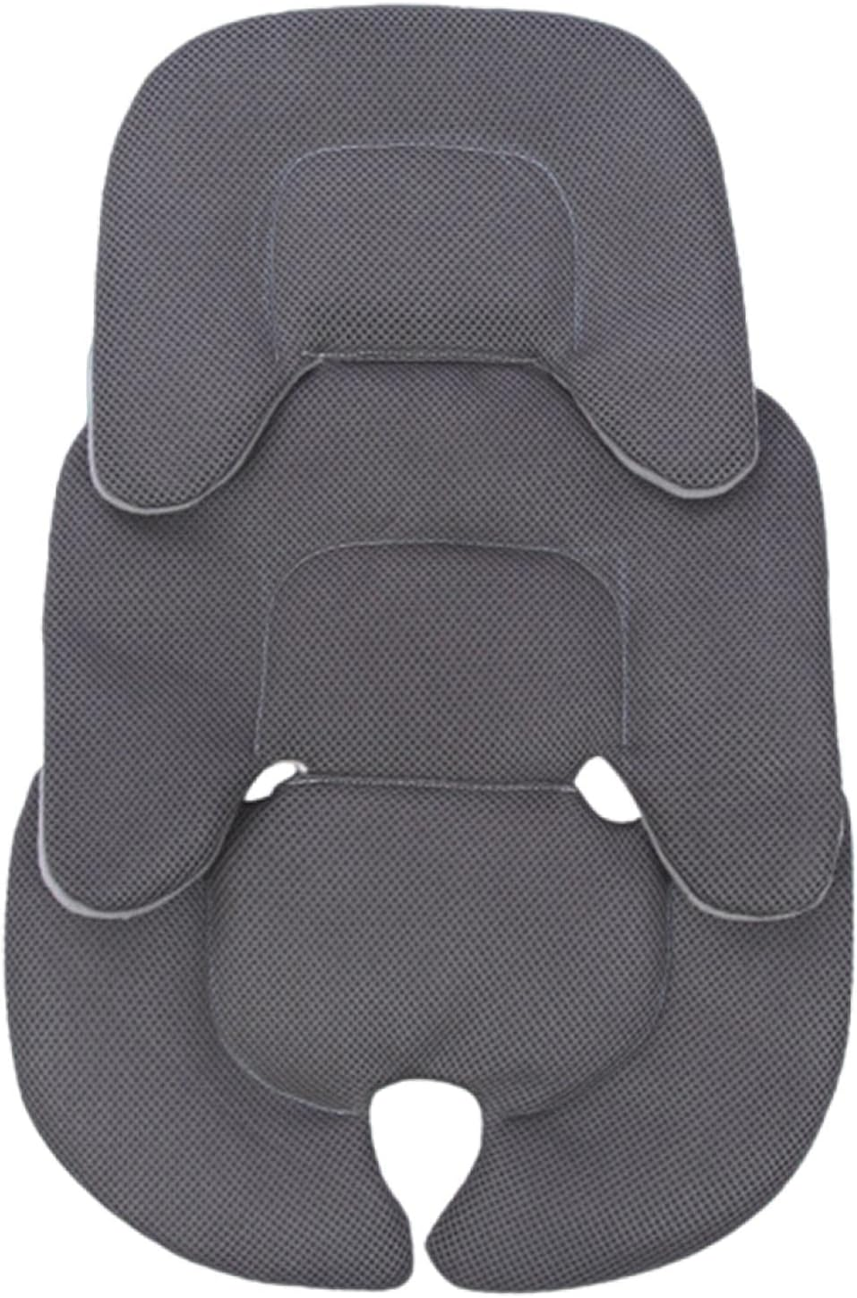 TENOL Stroller Cushion Breathable Insert for Baby Newborn Infant, Black