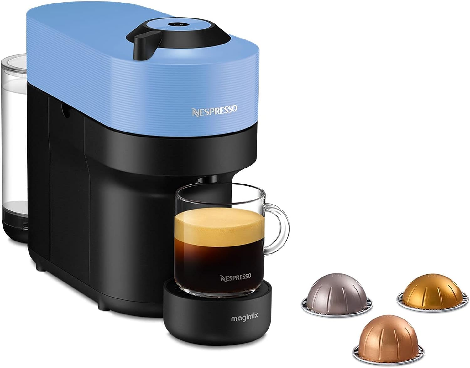 De'Longhi Nespresso Vertuo Pop ENV90.A, Capsule Coffee Machine, Single-Serve Pod Coffee Machine, 4 Cup Sizes, Nespresso Starter Pack, Centrifusion Technology, Smart Connectivity, Pacific Blue image number 5