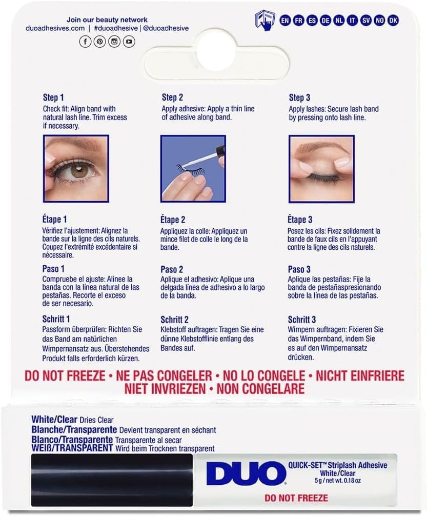 Ardell Duo Quick Set Adhesive Clear 5G (Pack of 2) image number 5