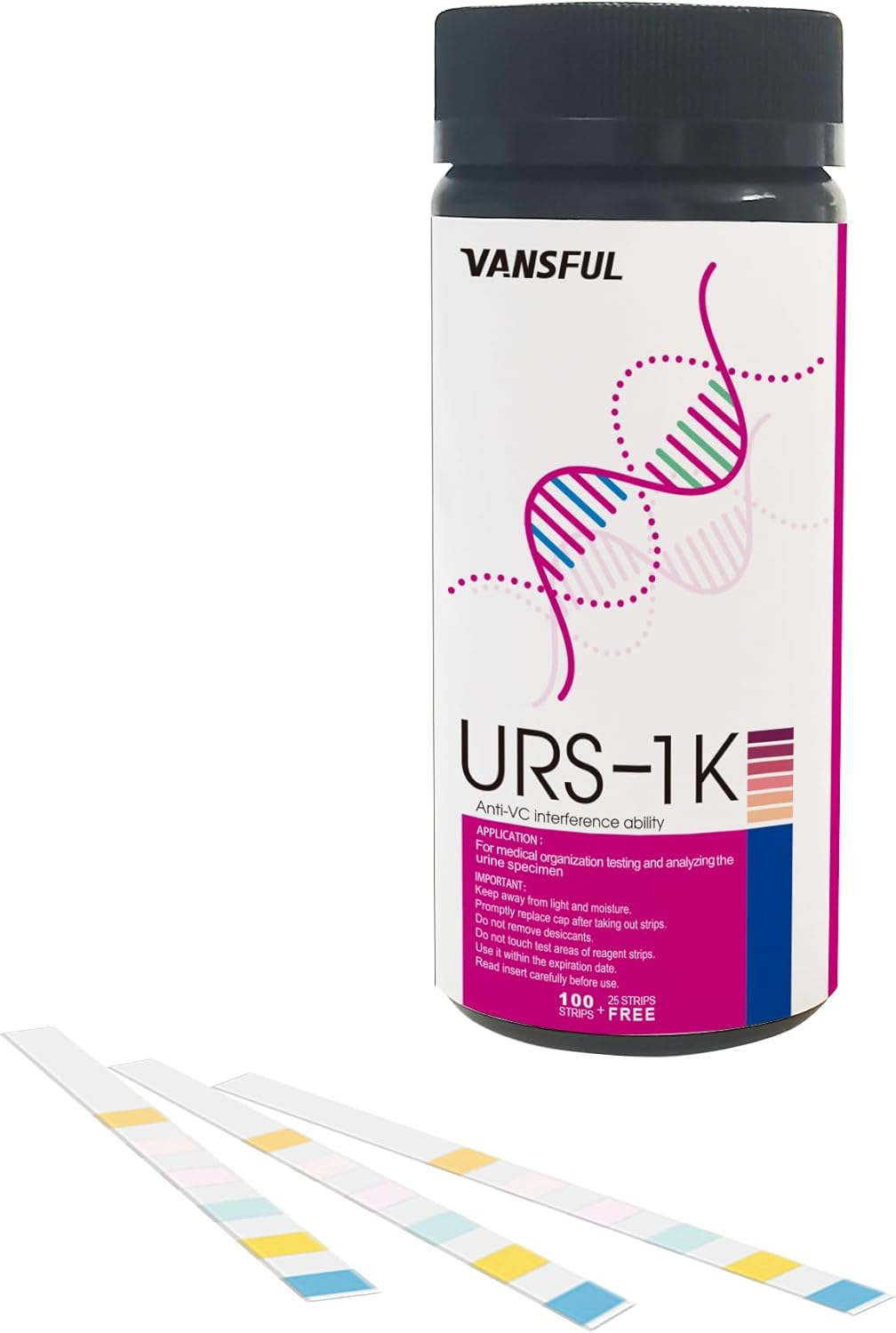 JUMXSRLE Urine Test Strips, URS-1K Ketone Urine Strips, Accurate Results, Urinalysis Home Testing Stick Kit to Help Monitor Your Health, Urine Strips Dipsticktests image number 2