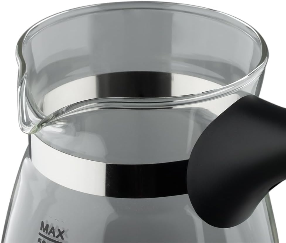 Electric Turkish Coffee Pot, 600W, 500Ml Capacity, Borosilicate Glass, LED Indicator, Foldable Handle image number 2
