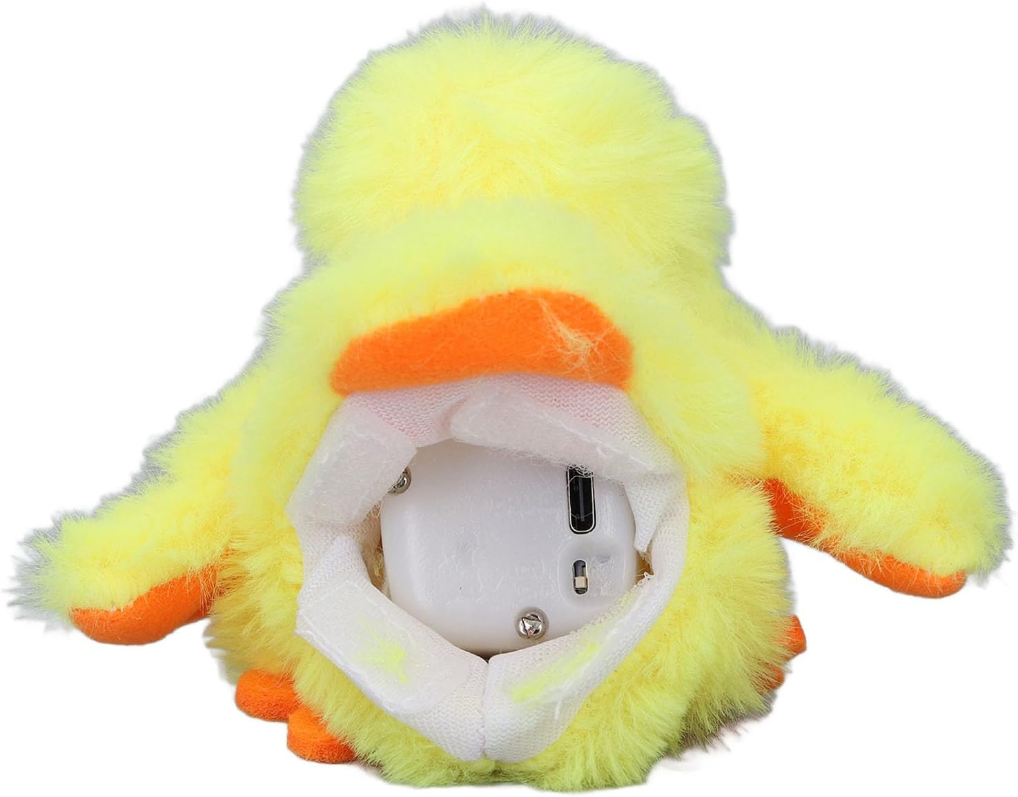 Interactive Flapping Duck Cat Toy Bite Resistant Boredom Reduction, Electric Squeaky Duck Toy Rechargeable Engaging Kitten Toy image number 4