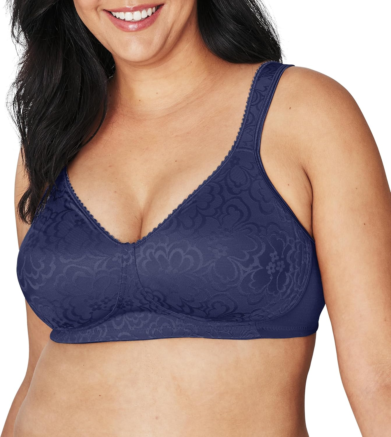 Playtex Womens - 18 Hour Ultimate Lift and Support Wire Free Bra Short Sleeve Full Coverage Bra