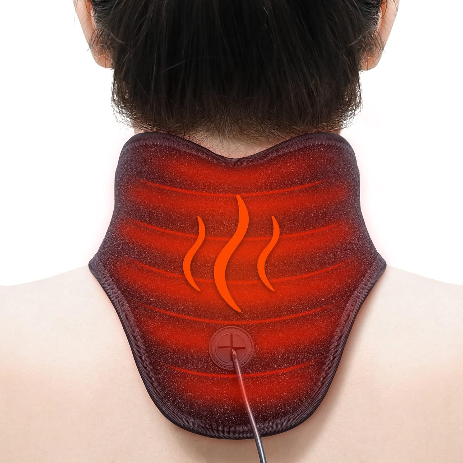 UTK Infrared Neck Pad Wrap, Far Infrared Wraps for Neck, 3 Heat Settings, EMF Free and Auto Shut Off, Memory Function