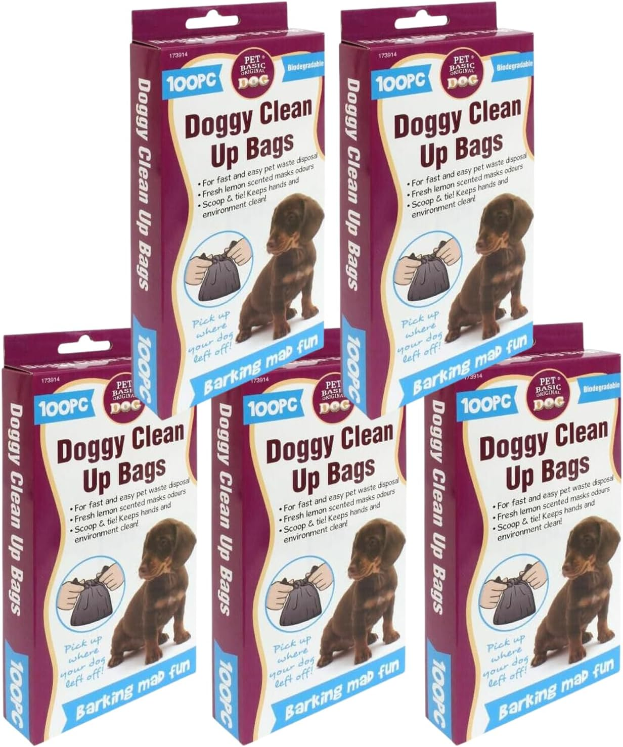 LEDON Pet Compost Waste Bags - Compost Dogs Poop Bag - Garbage Holder with Handles - Cat & Dog Poo Litter Disposable Bag (Randomly Color) X100Pcs/200Pcs/500Pcs Bags per Box (5) image number 3