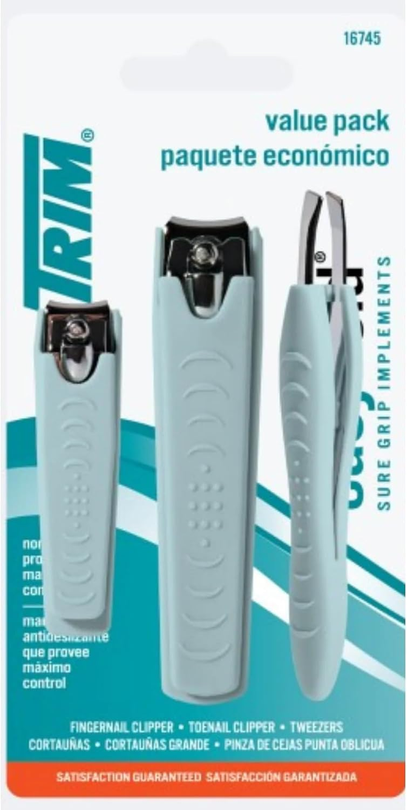 Trim Toenail Clipper + Fingernail Clipper + Slant Tip